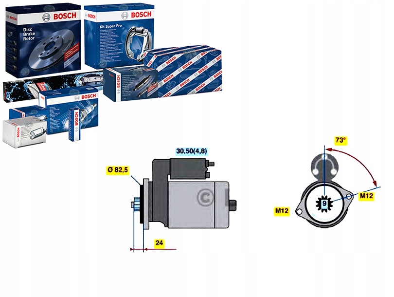 Купити Стартер bosch 986 021 630