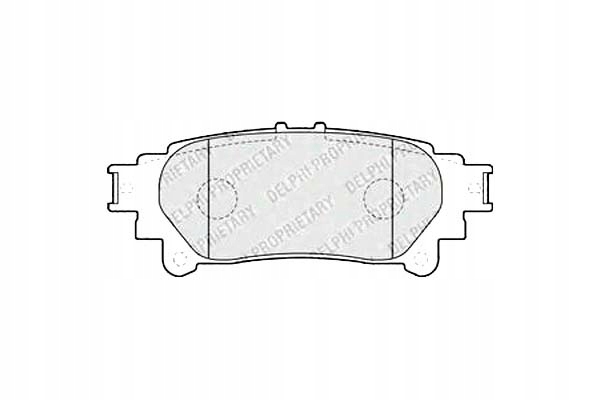 фото №2, Delphi lp2196 набор тормозных колодок тормозных, тормоза дисковые