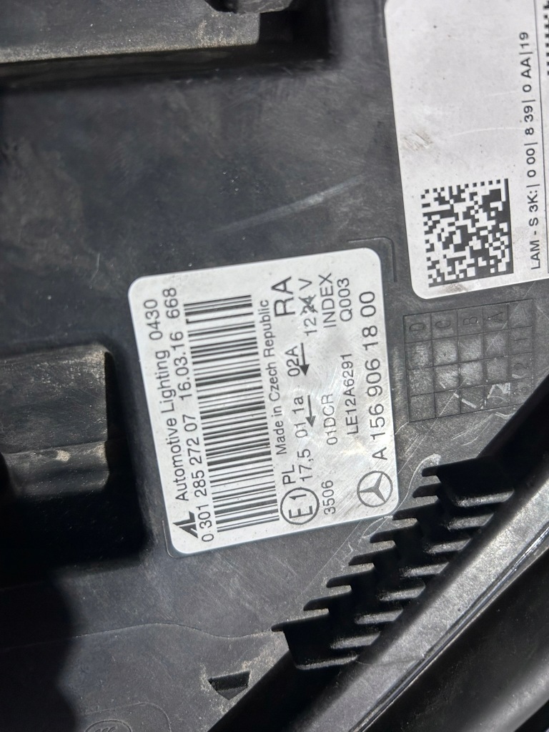 Фара mercedes gla w156 Оригинал