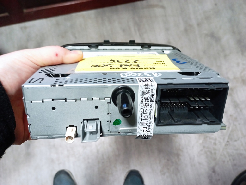 фото №3, Fiat 500 радио 07356791210 kod