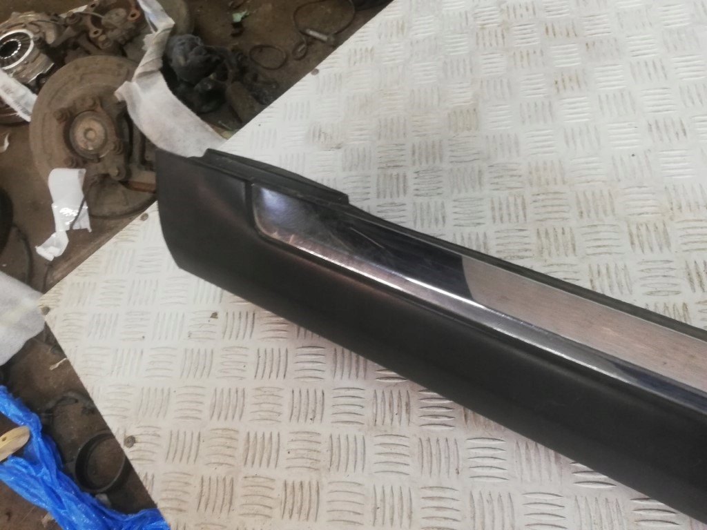 фото №3, Peugeot 4007 молдинг порог накладка правая хром