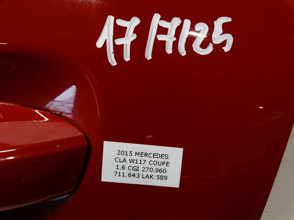 фото №13, Дверь левая перед передние mercedes cla w117 589