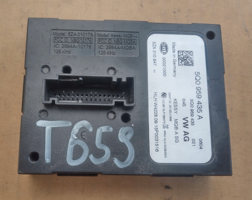 фото №1, Модуль блок управления kessy volkswagen оригинальный номер 5q0959435a