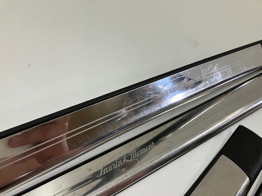 фото №6, Накладки пороговые перед задняя комплект skoda superb 2 ii laurin-klement l&k