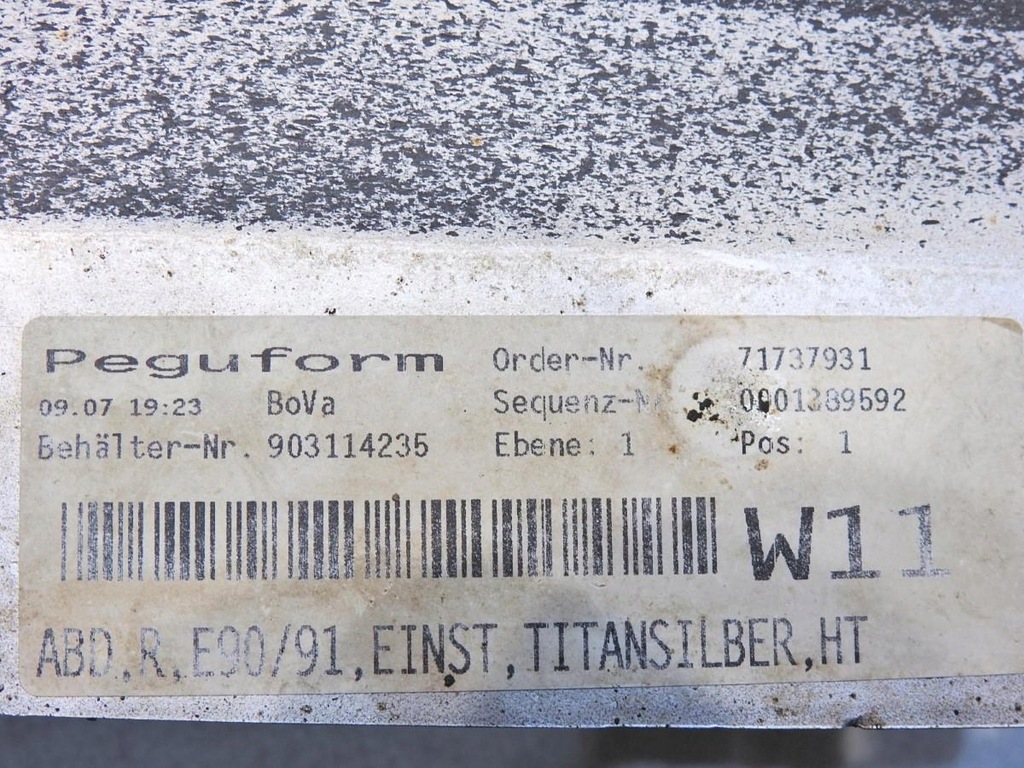 фото №10, Молдинг накладка порог правая 354/7 bmw 3 e91