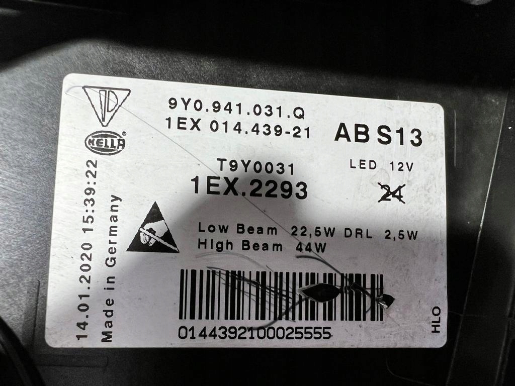 Porsche cayenne 3 full led фара ліва правий Оригінал