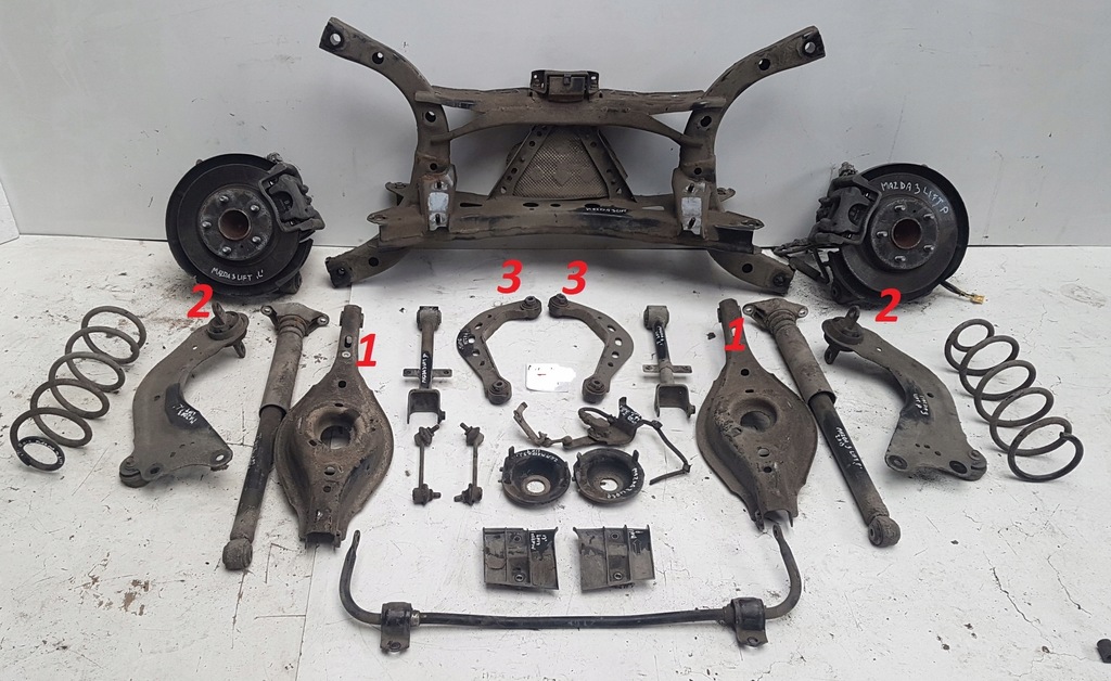 фото №1, Стабилизатор подвеска задняя mazda 3 bm 16-18 hb