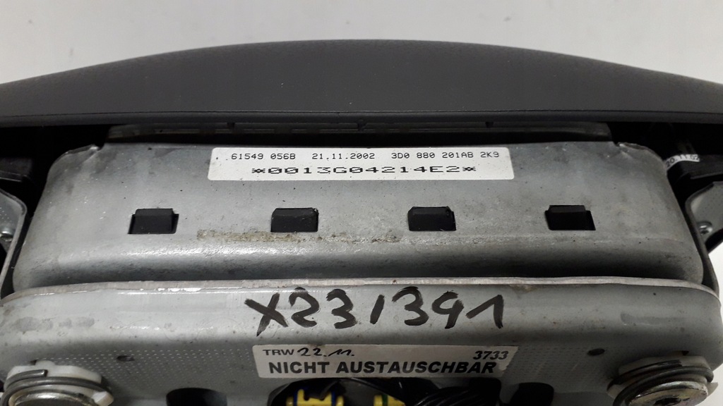 фото №6, Vw phaeton touareg подушка воздушная водителя