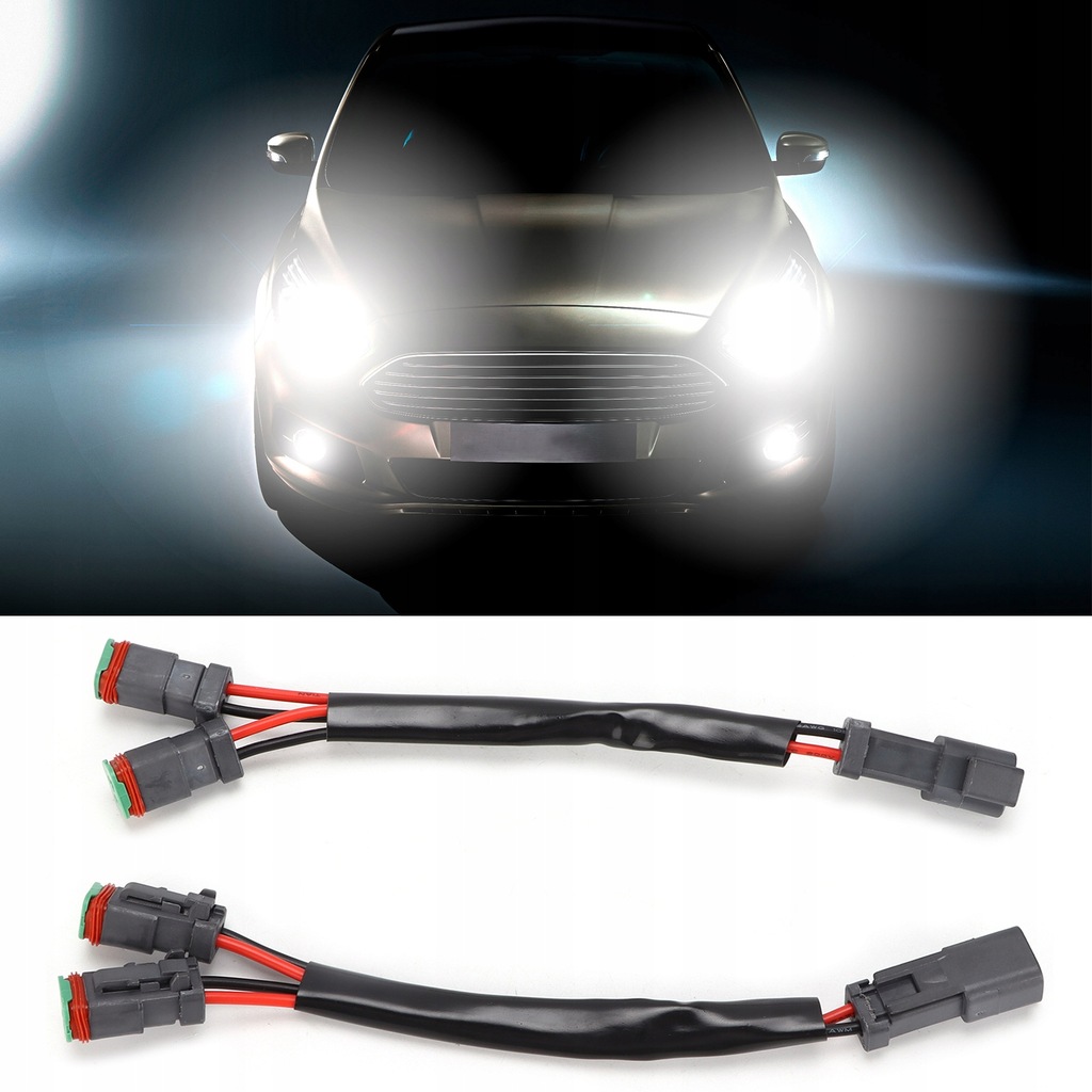 фото №9, 2 szt. жгут трубопровод разъём освещение roboczego led 2-przewodowe