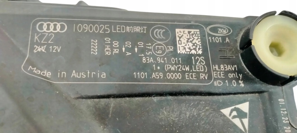 Audi q3 83a 2018- фара передня ліва full led 83a941011 Київ