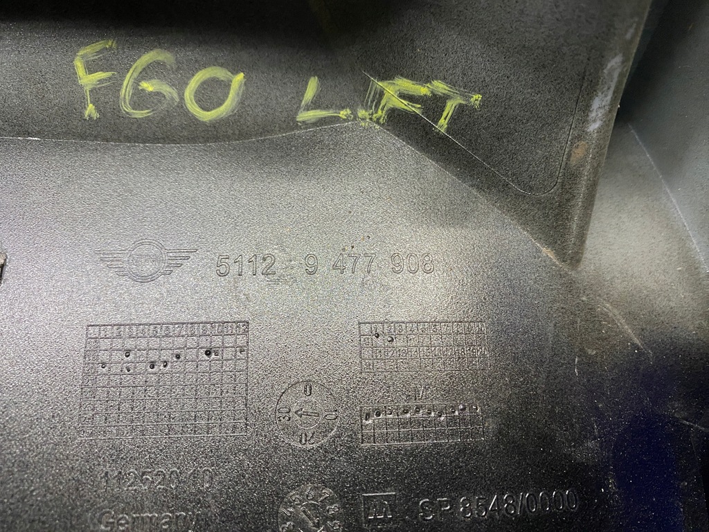 фото №10, Mini f60 countryman спойлер диффузор бампера накладка задняя 51129477908