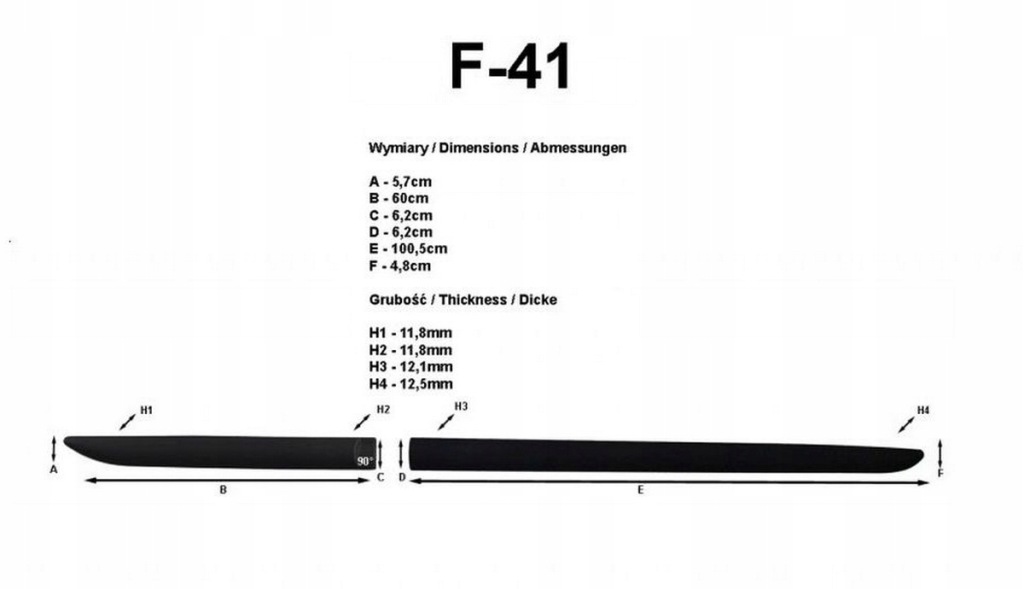 фото №4, Накладки бічний mitsubishi outlander iii, 2012- ,