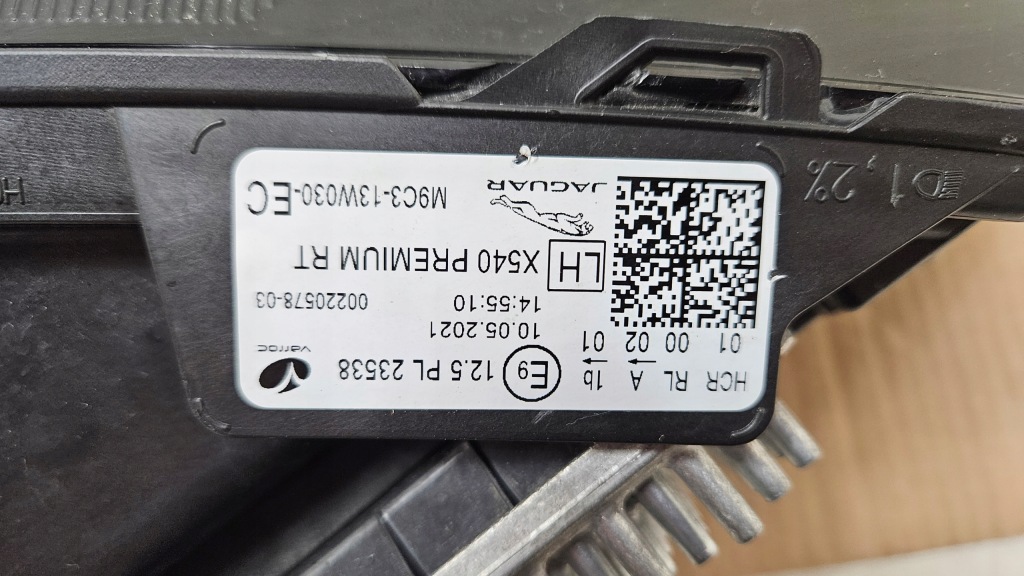 фото №12, Лампа ліва перед передня jaguar e-pace lift premium rt x540 m9c3-13w030-ec