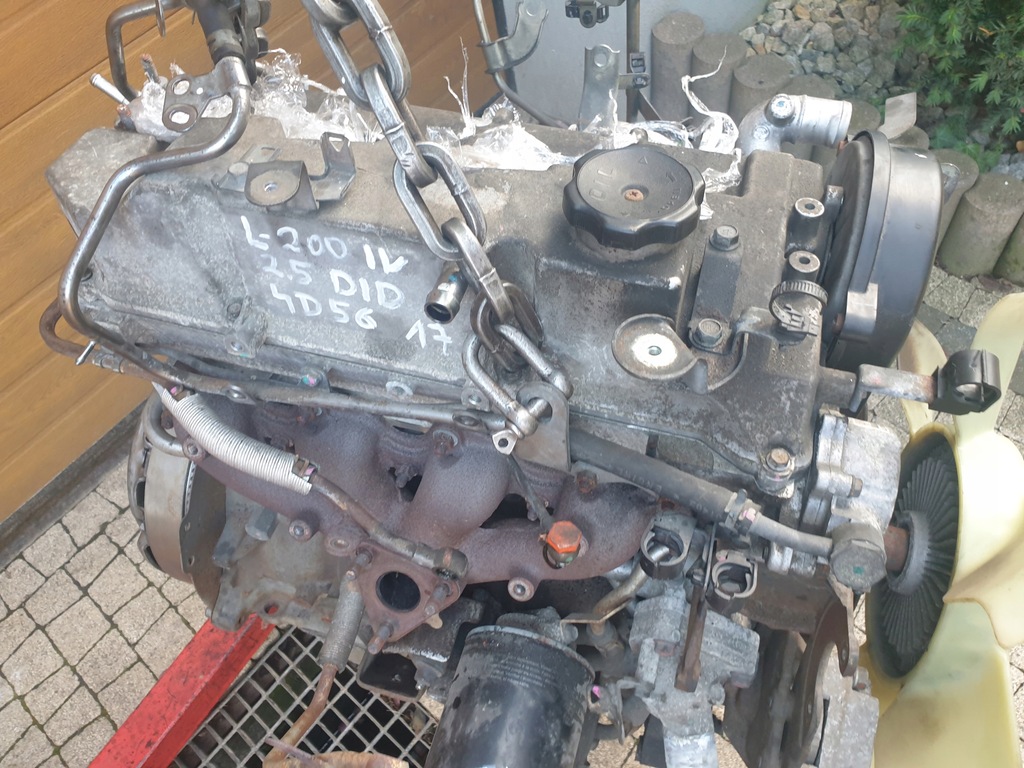 фото №6, Mitsubishi l200 2.5 did 4d56 136km двигатель голый блок двигателя