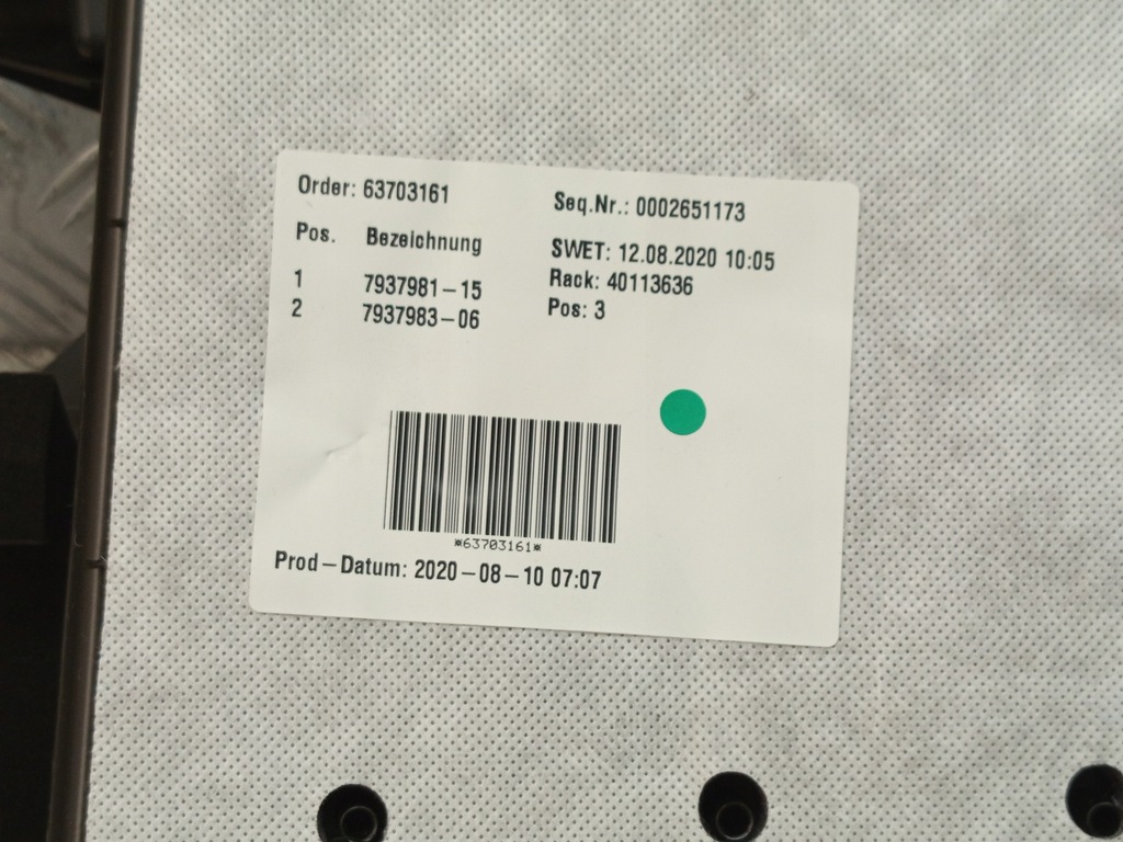 фото №15, Bmw оригинальный номер 7937981 1' f40 бардачок панели консоли пассажира