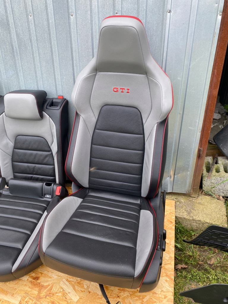 фото №7, Сиденья заднее сиденье обшивки туннель golf 8 gti clubsport кожа электрика !!!