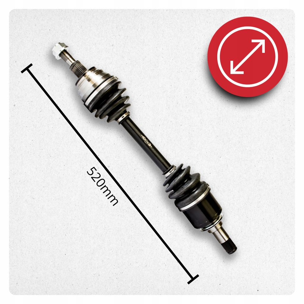 Привідний вал ліва mercedes klasa m w164 ml 350 ml 500 ml 63 amg 4-matic nowa Оригінал