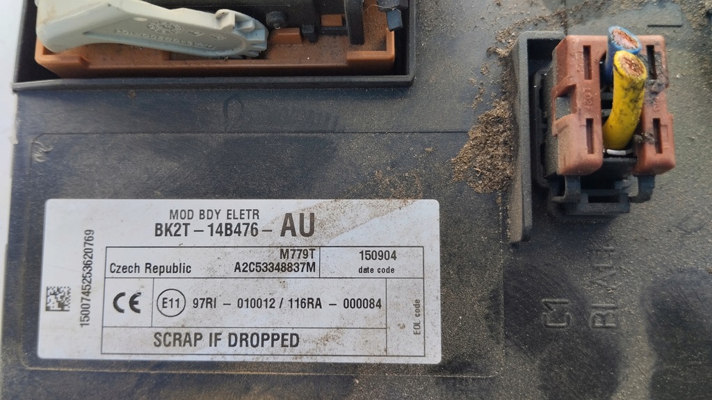 фото №6, Коробка предохранителей модуль bsi ford transit mk8 custom bk2t-14b476-au