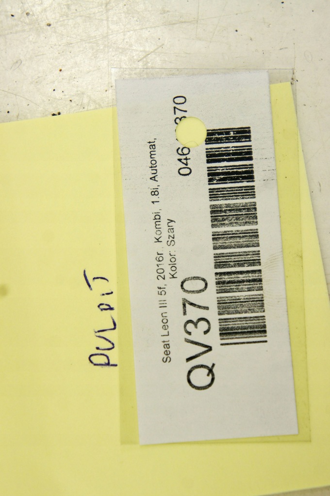 фото №7, Qv370 seat leon iii 5f ^ приборная панель приборная панель pulpit консоль europa