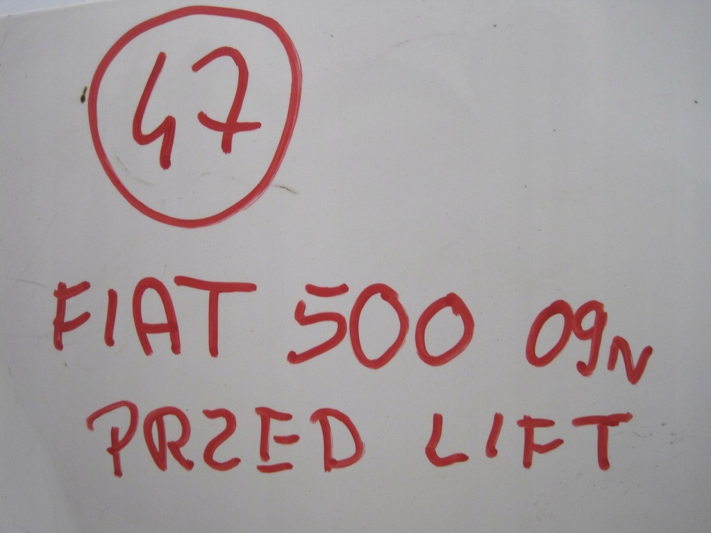 фото №13, Бампер перед передній fiat 500 735426888 09r przed liftem