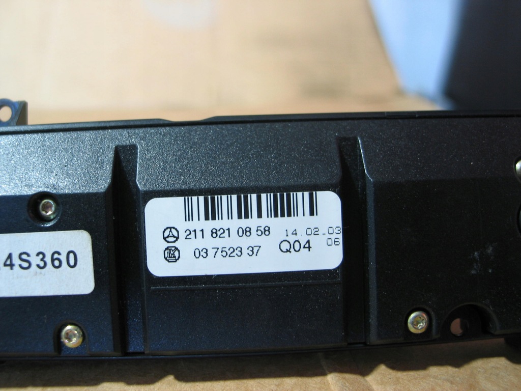 фото №5, Панель управление mercedes w211 a2118210858