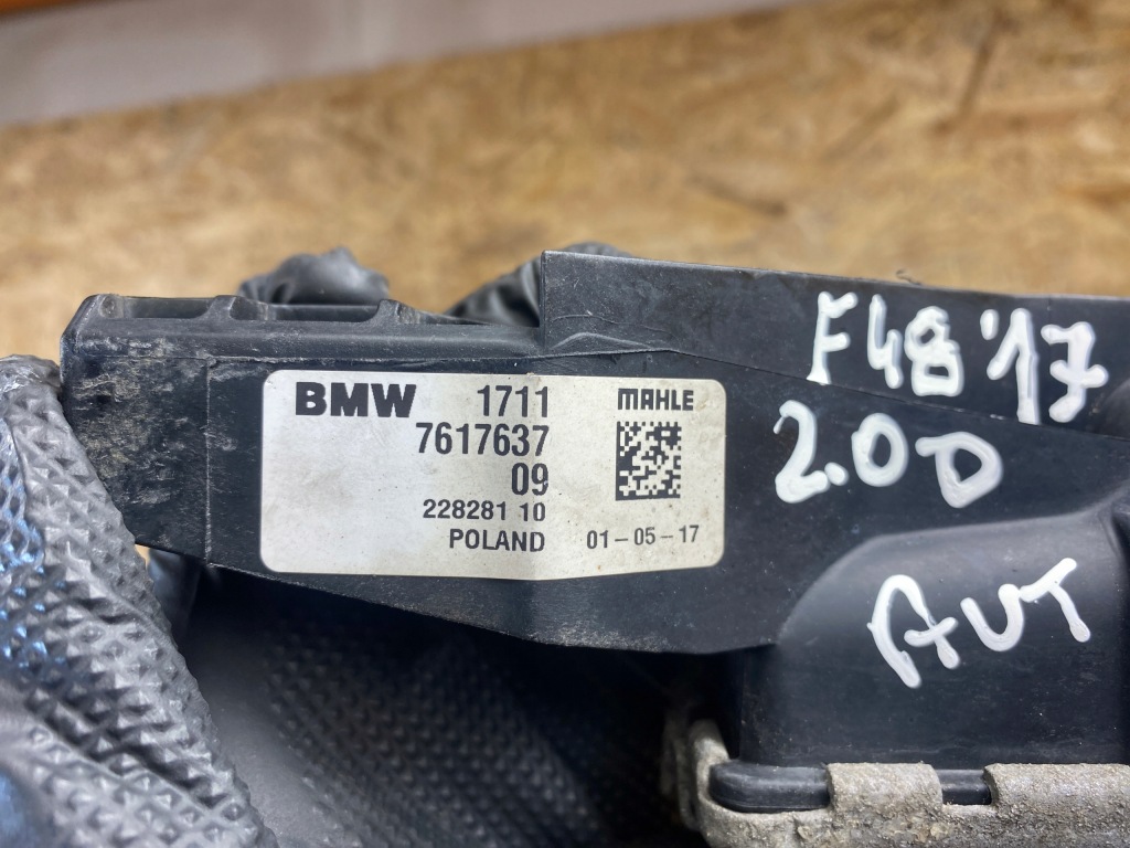 Радиатор воды bmw f39 f45 f48 mini f54 f55 f56 f60 2.0d 7617637 Доставка