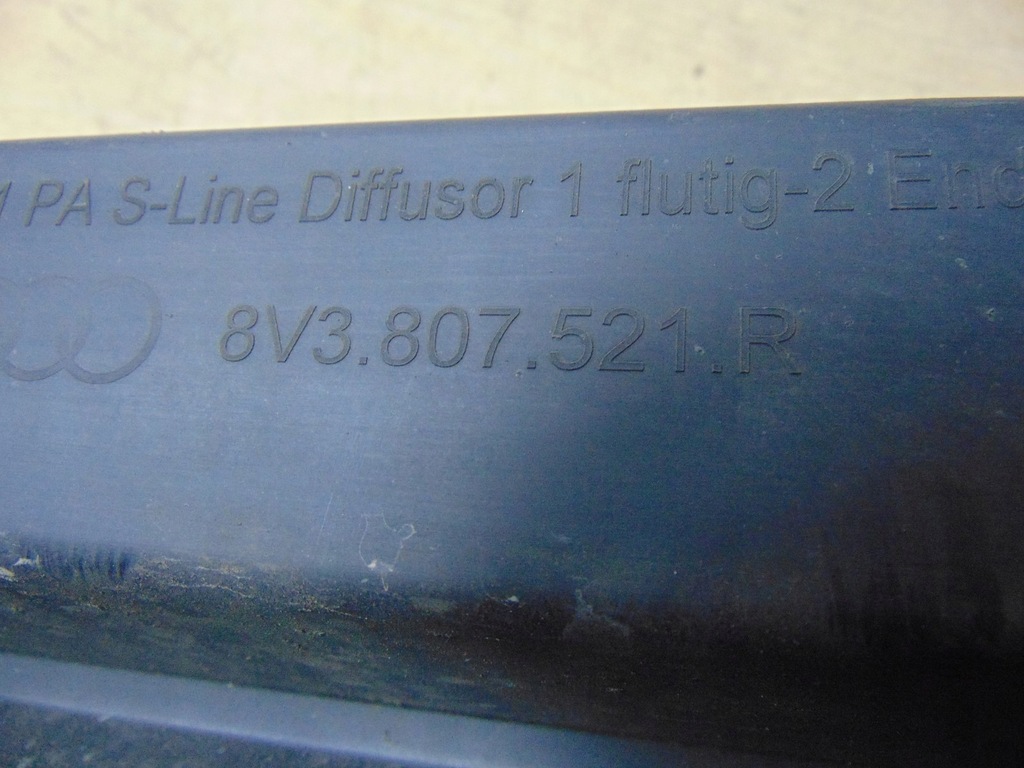 фото №11, Накладка бампера задня audi a3 8v 8v3807521r