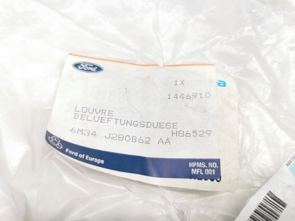 фото №9, Решётка вентиляционная правая ford ranger 2006-2011 et оригинальный номер 1446910