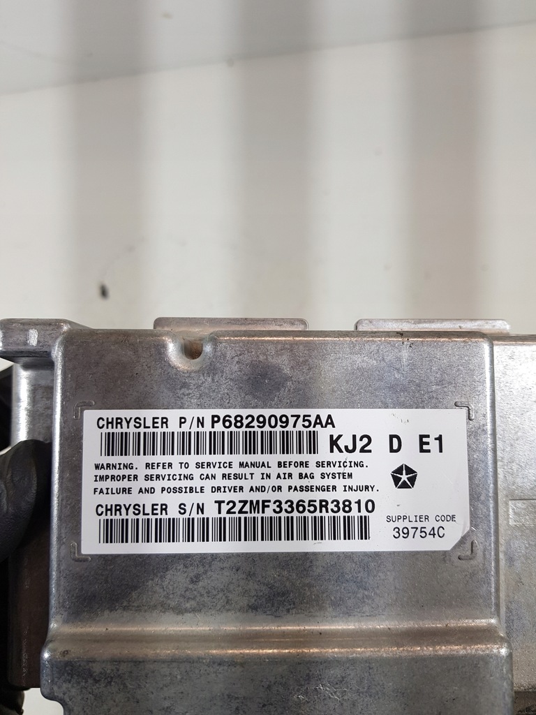 фото №8, Модуль подушка безпеки подушок p68290975aa jeep cherokee kj