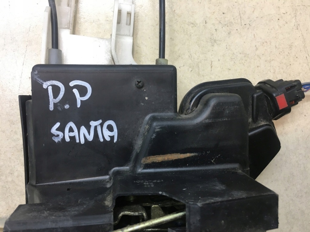 фото №2, Замок дверь правый перед santa fe i 5 pin
