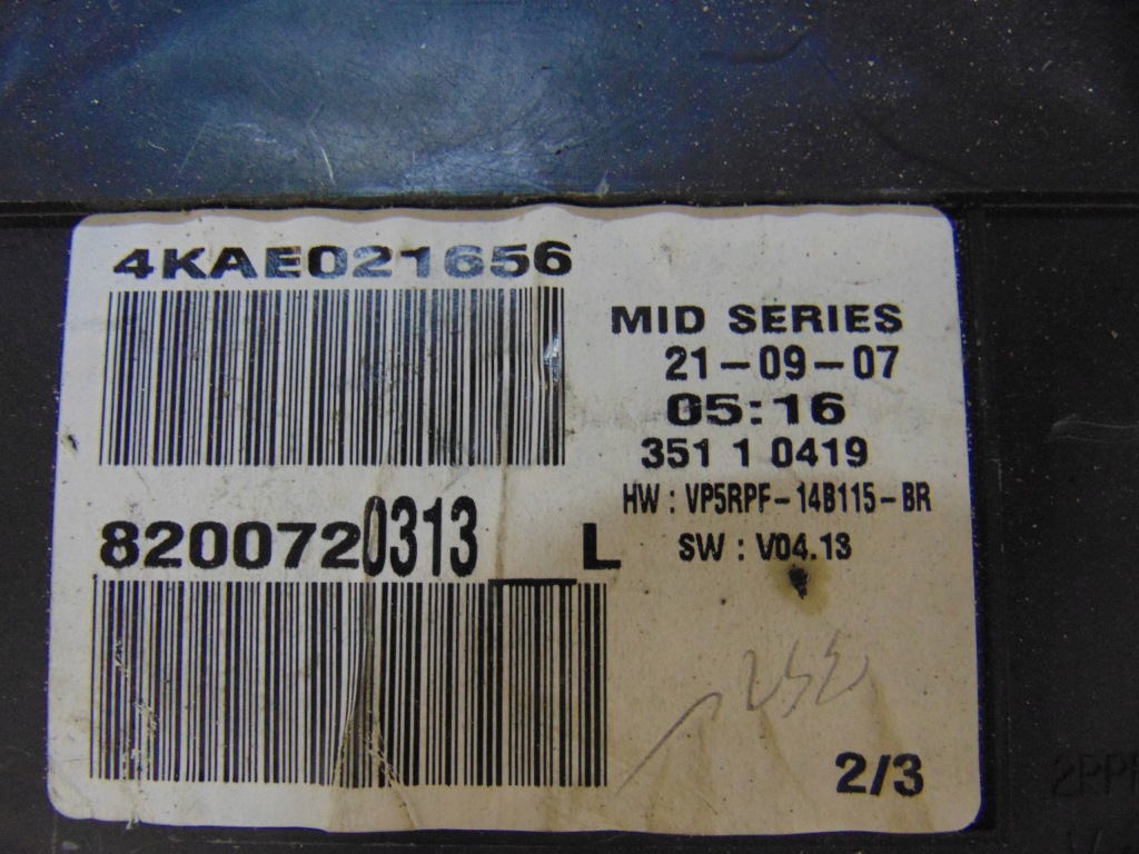 фото №3, Лічильник renault megane ii 1.9 дизель 8200720313