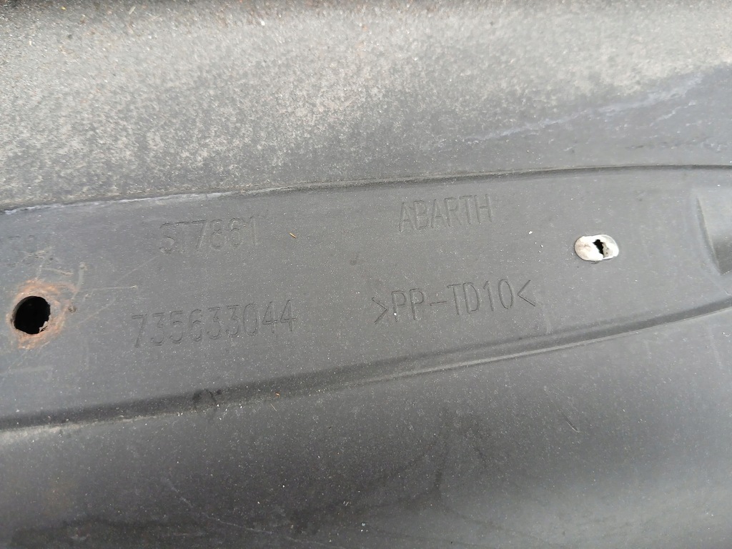 фото №13, Fiat 500 abarth lift 14- бампер перед передній oryg