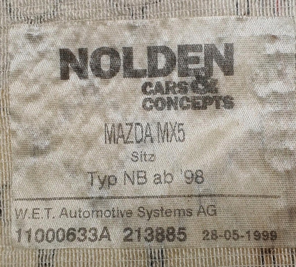 фото №6, Коврики обогревательные сиденье левый перед mazda mx-5 ii nb 11000633a комплект