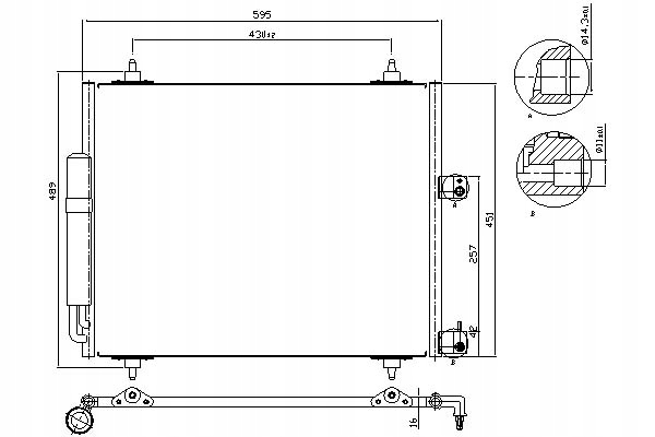 фото №1, Конденсатор nissens 1489398080 6455ap