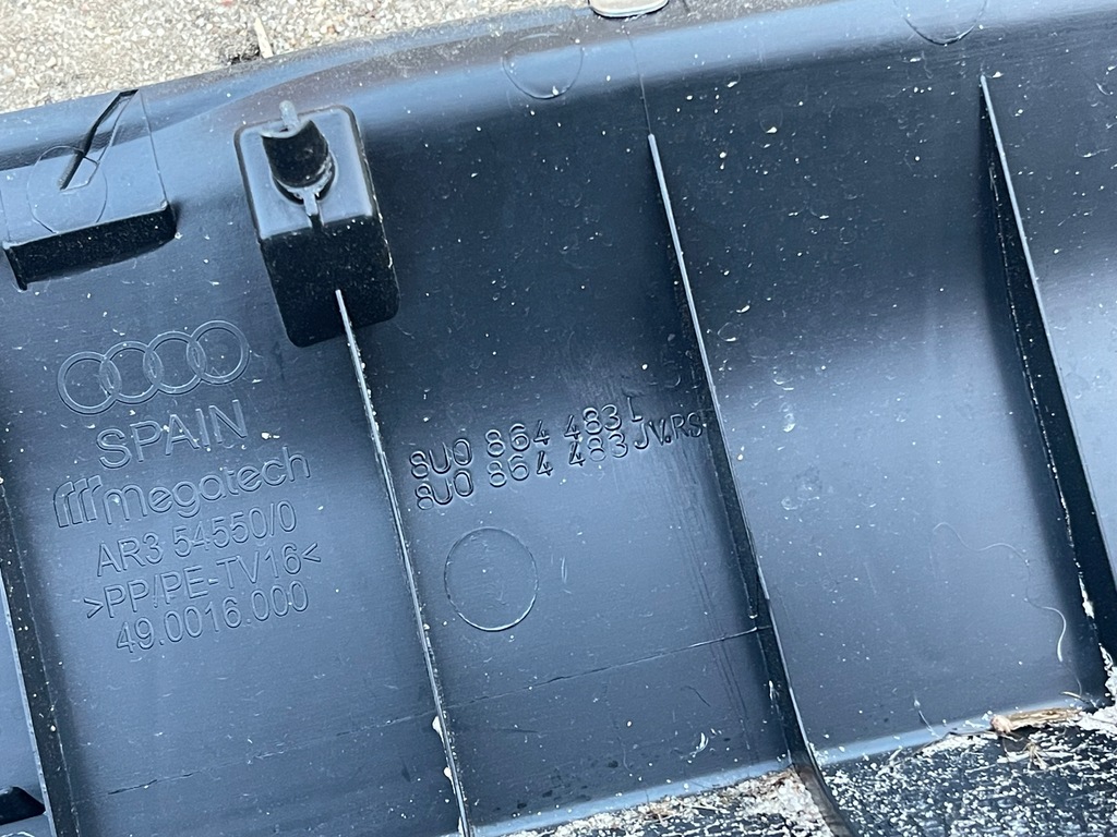 фото №5, Audi q3 8u 11-18 защита поперечина заднего порог багажника хром 8u0864483l