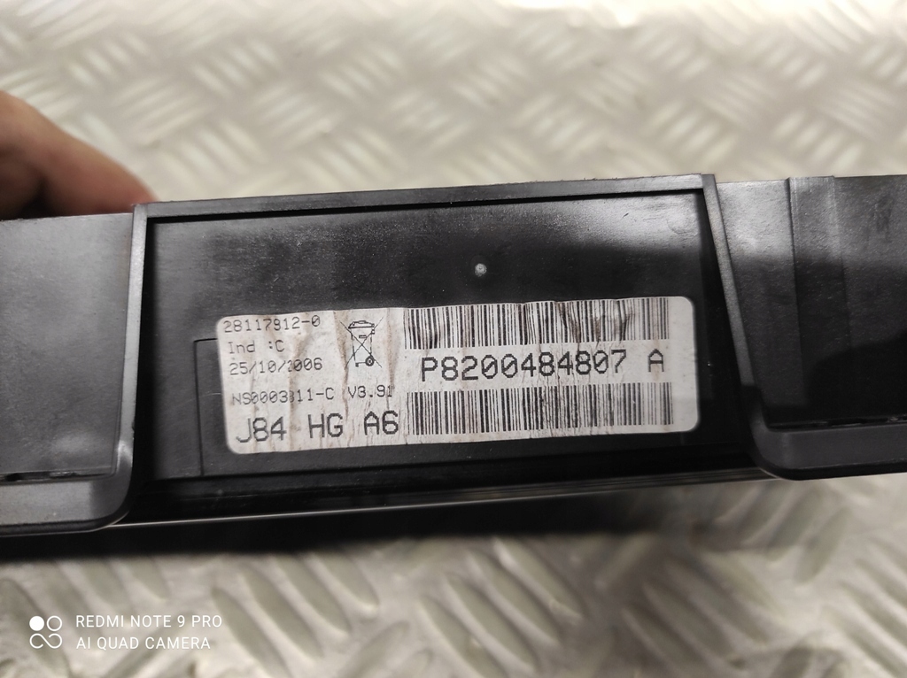 фото №8, Счетчик приборы europa renault scenic ii lift