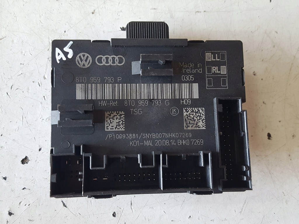 фото №1, Audi a5 lift 12-16r sportback модуль двері