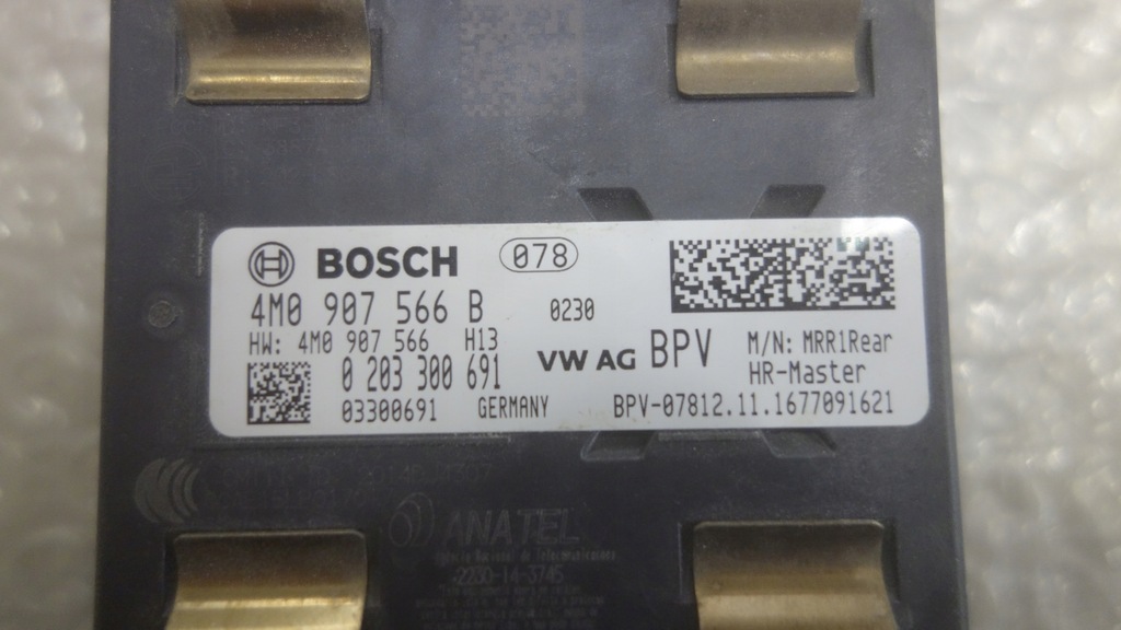 фото №3, Audi q7 ii 4m датчик блок керування радар асистент поперечина руху 4m0907566b