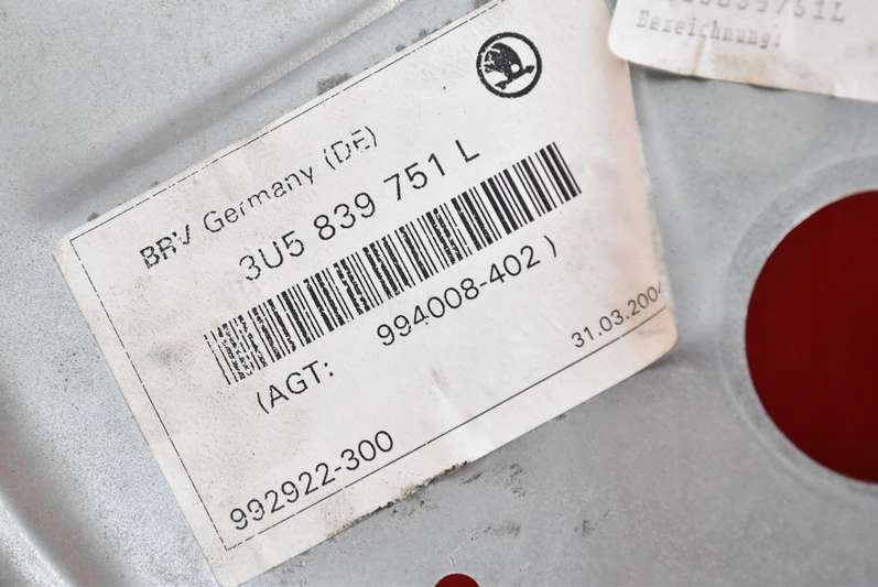 фото №6, Підйомник скло лівий задня 3u5839751l skoda superb 1 i 01-06