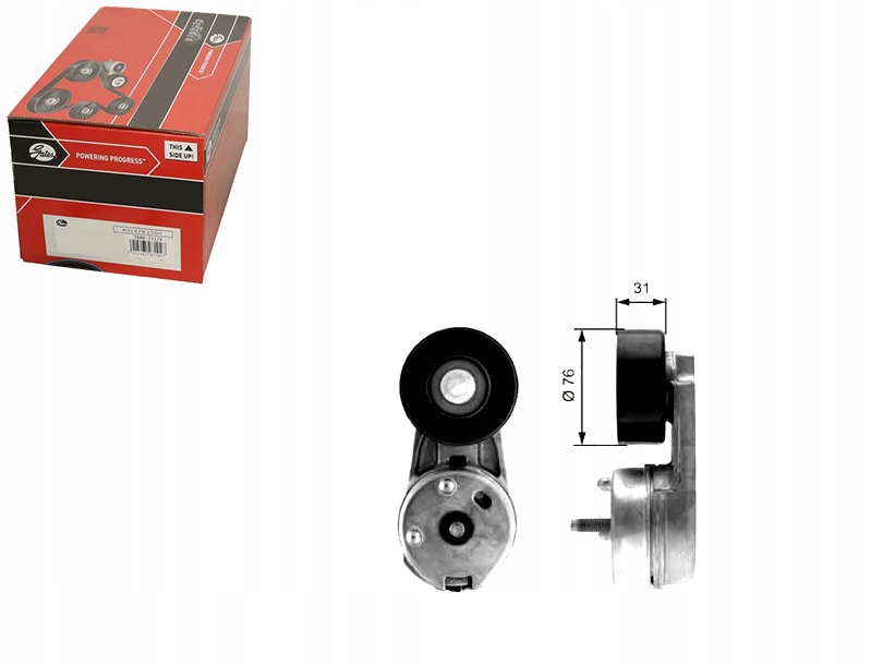 фото №1, Натягувач ремінь багаторучейковий ford maverick jaguar