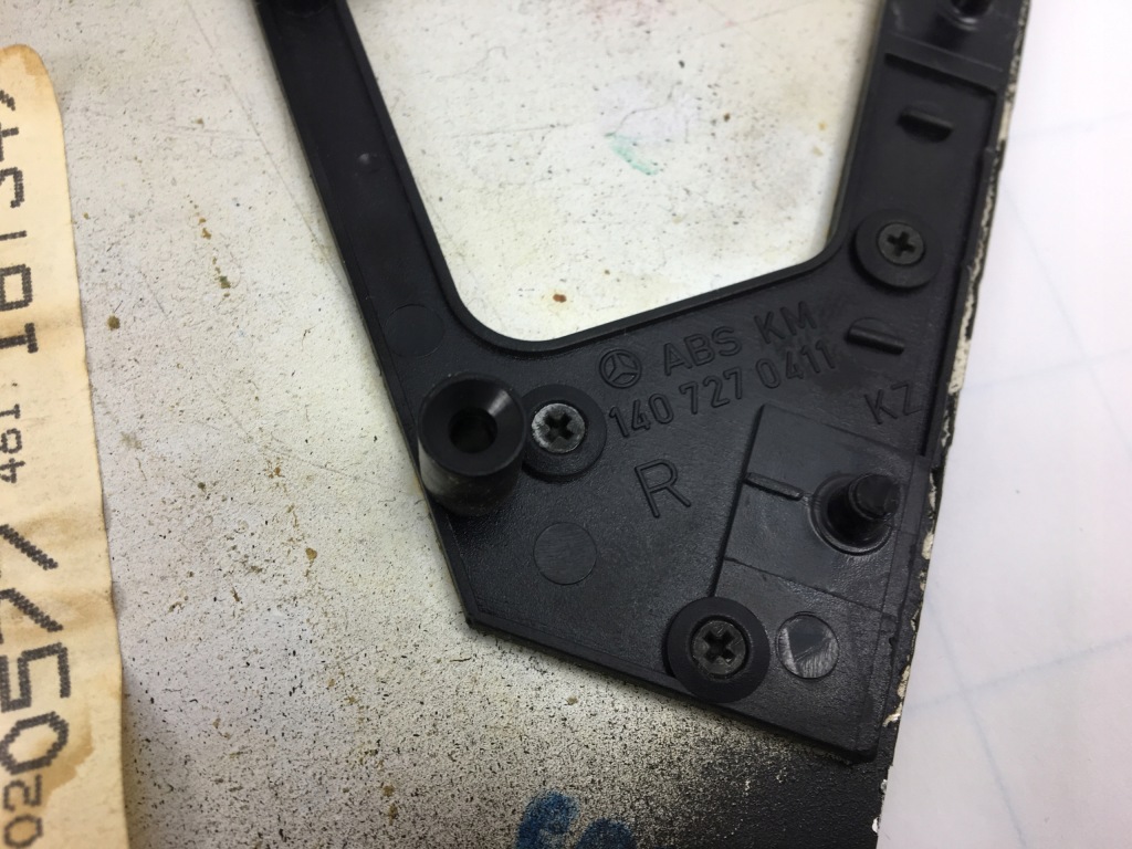 Купити Drewno декоративна обшивка двері правий mercedes w140 1407270411 гайка