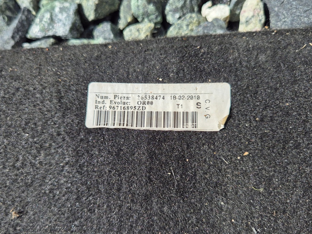 фото №9, Обшивка килимок підлога 7 пасажирський berlingo partner iii 08-18 #7355