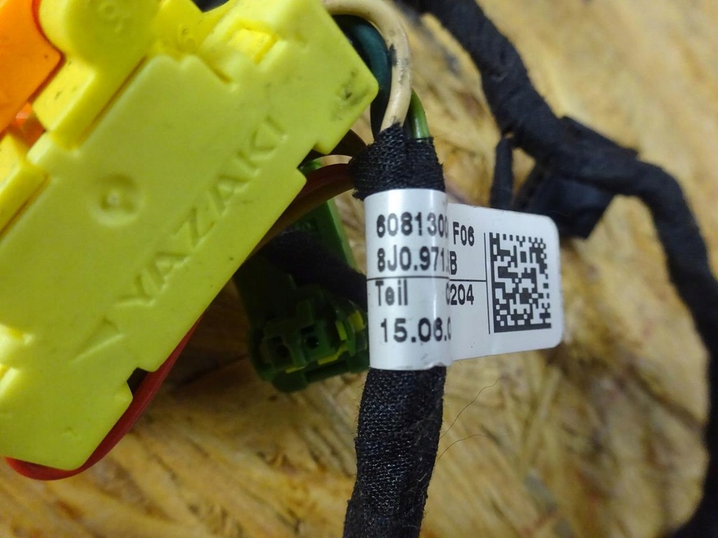 фото №12, Audi tt 8j 06-14 жгут подушки безопасности подушка безопасности мультифункция 8j0971589b