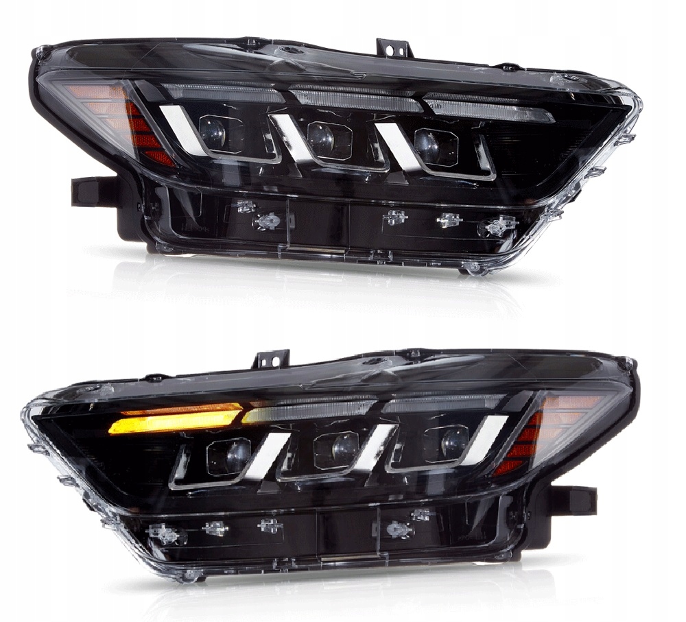 фото №1, Фари лампи l+r led тюнінг new 2023 2024 look ford mustang vi 6 15-18