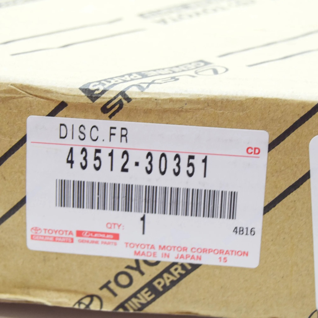 фото №6, Lexus gs ls10 передня права диск гальмівна 4351230351 оригінальна