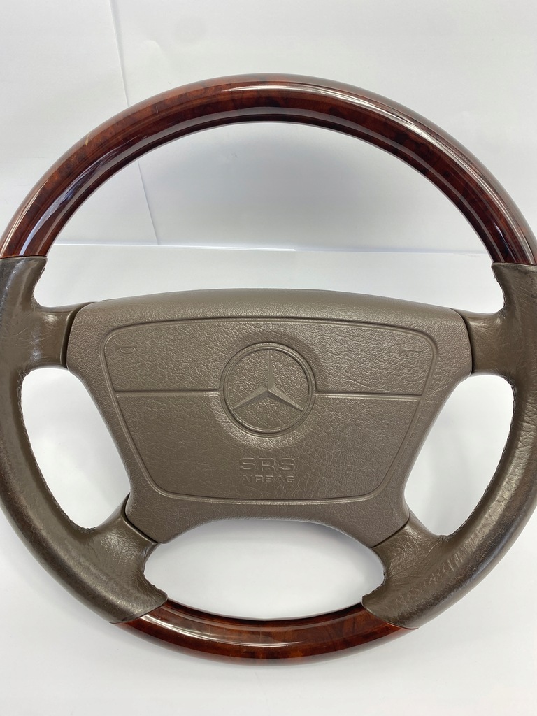 фото №12, Воздуховод колесо руля деревянный кожаный mercedes w124 r129 w140 c140