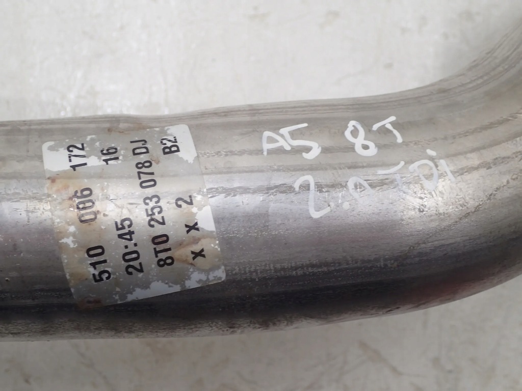 фото №12, ^^ audi a5 8t tdi гаситель средний конечный выхлоп 8k0253611bh 8t0253078dj