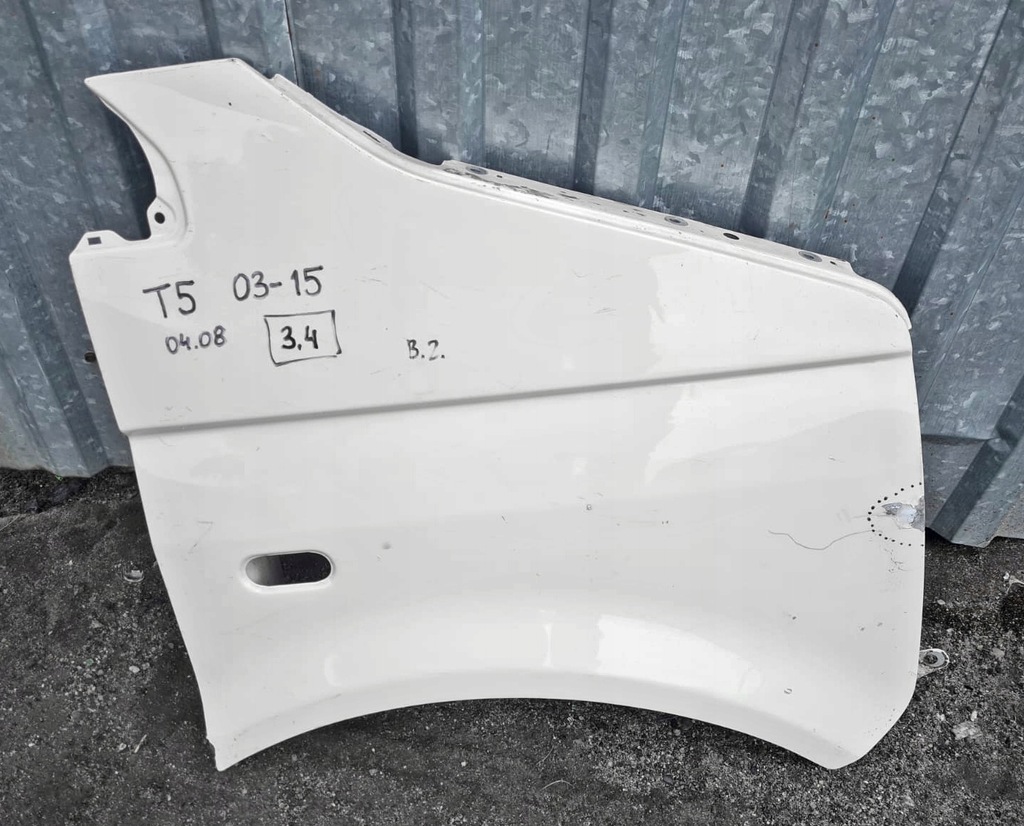 фото №8, Крыло левый / правый vw volkswagen transporter t5 2003-15