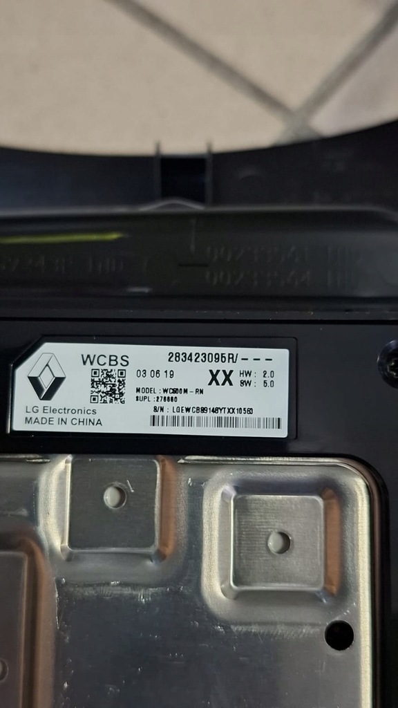 фото №6, Зарядний пристрій індукційна renault captur ii 283423096r стан jak nowa