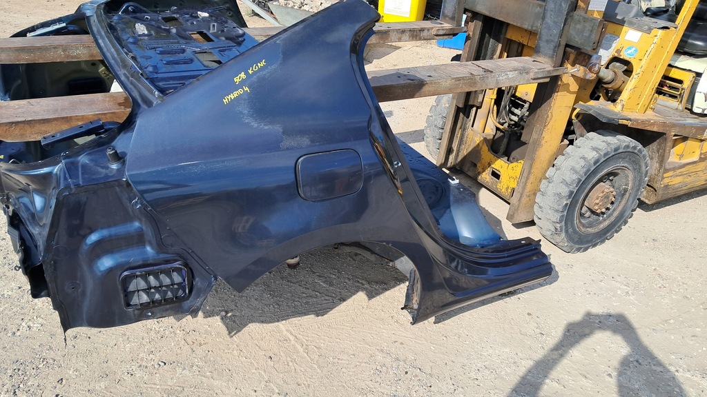 фото №7, Peugeot 508 i гибрид поддон pas задний крылья задняя